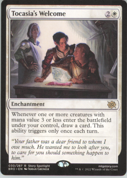 Tocasia's Welcome The Brothers' War NM - Image 1