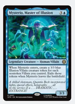 Mysterio, Master of Illusion (Foil) MTG SPM | Blue Villain Illusion | Rare | NM - Image 1