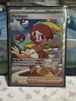 Pokemon TCG Harlequin 163/086 White Flare Holo Full Art Ultra Rare NM - Image 1