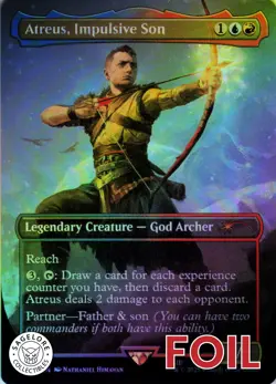 Atreus, Impulsive Son - Foil - Secret Lair God of War (2212) NM - Image 1