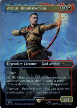 Atreus, Impulsive Son - Foil - Secret Lair God of War (2212) NM - Image 2