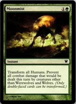 Moonmist 195 Common Innistrad MTG Near Mint - Image 1