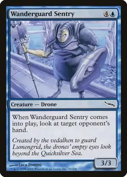 1x Wanderguard Sentry NM Eng MTG - Mirrodin - Image 1