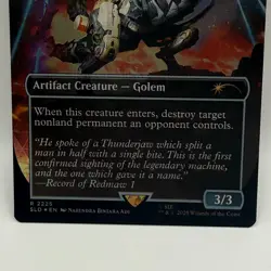 Magic The Gathering Thunderjaw Meteor Golem SLD 2225 Foil Horizon Zero Dawn MTG - Image 3