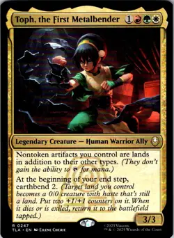 Toph, the First Metalbender 247 Avatar The Last Airbender Magic The Gathering NM - Image 1