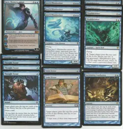 60 Card Deck - MONO BLUE MILL - Ready to Play - Rares - Magic MTG Jace Mythic - Image 1