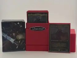 Mtg Warhammer 40k Commander Deck Complete Sleeved The Ruinous Powers Abaddon - Image 1