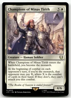 Champions of Minas Tirith #10 (NM) Lord of the Rings LTC Magic MTG - Image 1