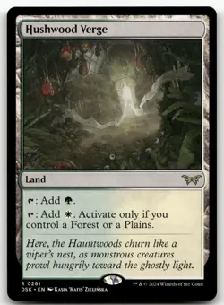Hushwood Verge #261 (NM) Duskmourn DSK Magic MTG - Image 1