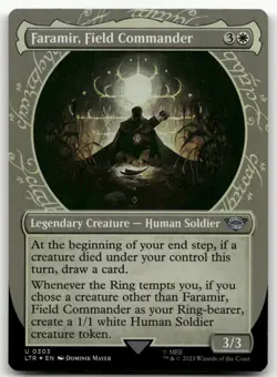 Faramir, Field Commander (Showcase) #303 (Foil) NM Lord of the Rings Magic MTG - Image 1