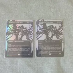 2x MTG Archfiend of the Dross - Showcase Step-and Compleat FOIL #434 Phyrexia NM - Image 1