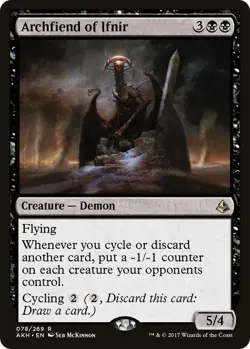 Archfiend of Ifnir 78 Rare Amonkhet Magic: The Gathering Near Mint - Image 3