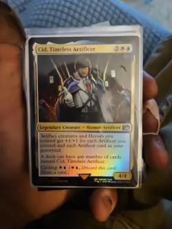 MTG Final Fantasy Cid Timeless Artificer #418 Foil NM - Image 1