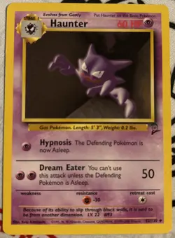 Haunter 43/130 Unlimited Uncommon Pokemon TCG Base Set 2 - Image 1