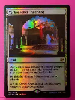 German Foil Concealed Courtyard Kaladesh KLD MTG - Image 1