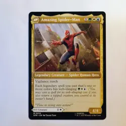 Peter Parker/ Amazing Spider-Man 0010 Magic The Gathering Regular Mythic SPM NM - Image 2