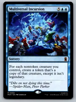 Multiversal Incursion 68 Mythic Marvel Super Heroes Magic: The Gathering NM - Image 1