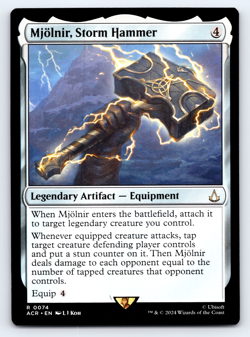 Mjolnir, Storm Hammer - Assassin's Creed MTG Universes Beyond - Image 1