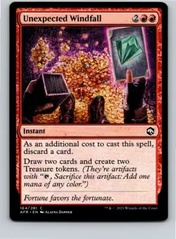 Magic the Gathering Unexpected Windfall Adventures in the Forgotten Realms MTG - Image 1