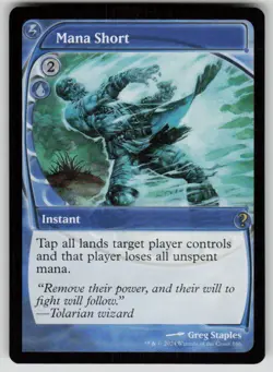 Mana Short (Future Sight) Rare Mystery Booster 2 166 MTG Near Mint 2024 - Image 1
