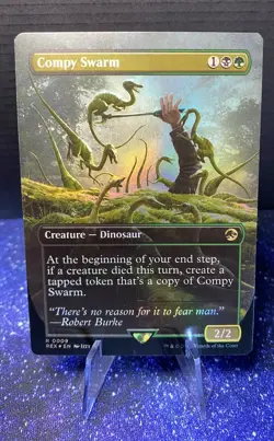 Compy Swarm Jurassic World Collection MTG Rare 0009 Foil - Image 1