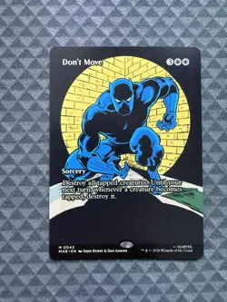 MTG Don’t Move #0043 Borderless Mythic Marvel Universe Eternal-Legal (MAR) - Image 1