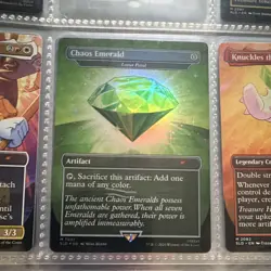 MTG Secret Lair Sonic Chaos Emerald Lotus Petal #7031 Foil Near Mint - Image 2