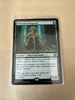 MTG Venerated Rotpriest ONE 192 R NM Regular - Image 1