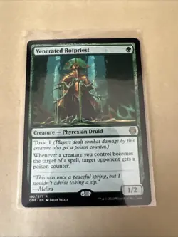 MTG Venerated Rotpriest ONE 192 R NM Regular - Image 2