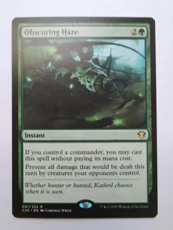 MTG Obscuring Haze (C20) Commander 2020 Regular Rare 061/322 - Image 1