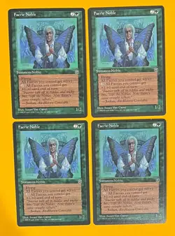 MTG FAERIE NOBLE (x 4) Homelands (OldManMTG 005-871) - Image 1