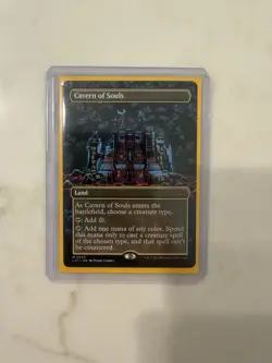 MTG Cavern of Souls Borderless Land Lost Caverns of Ixalan Mythic 0345 - Image 1
