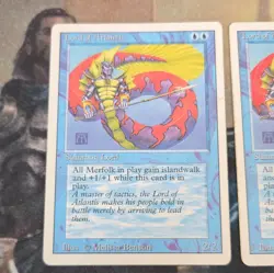 Magic: The Gathering Revised Lord of Atlantis x4 English Regular Revised Edition - Image 2