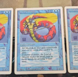 Magic: The Gathering Revised Lord of Atlantis x4 English Regular Revised Edition - Image 3