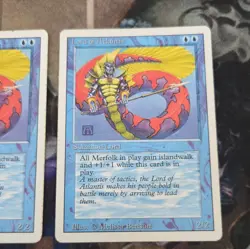 Magic: The Gathering Revised Lord of Atlantis x4 English Regular Revised Edition - Image 5