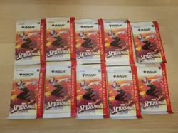 Magic The Gathering MTG Marvel Spiderman Collector 10 Booster Packs Sealed - Image 1