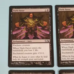 4x Dark Favor - Magic 2014 - MTG Magic The Gathering - Image 2