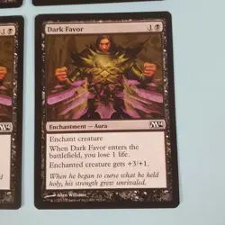 4x Dark Favor - Magic 2014 - MTG Magic The Gathering - Image 4