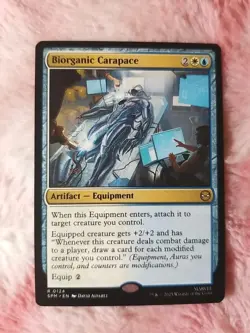 Magic the Gathering Spider-man Biorganic Carapace #0124 Rare Marvel's Spider-Man - Image 1