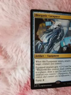 Magic the Gathering Spider-man Biorganic Carapace #0124 Rare Marvel's Spider-Man - Image 2