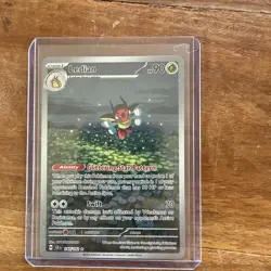 Pokemon TCG Ledian Stellar Crown Illustration Rare Card 144/142 NM/M Condition - Image 1