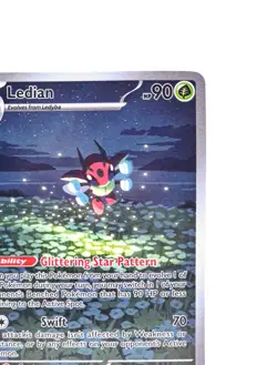 Ledian 144/142 Illustration Rare Stellar Crown Pokemon Card NM - Image 3