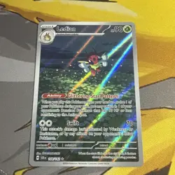 Pokemon TCG Ledian Stellar Crown Holo Card Illustration Rare 144/142 NM - Image 1