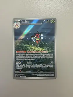 Pokemon TCG Ledian Stellar Crown Holo Card Illustration Rare 144/142 NM/M - Image 1