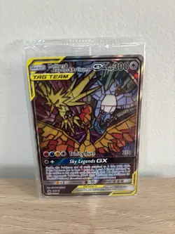 Pokemon TCG SM210 Moltres Zapdos Articuno GX Tag Team Sealed Promo Sun & Moon - Image 1