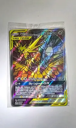 Moltres & Zapdos & Articuno GX SM210 Promo Tag Team Pokemon Card New & Sealed - Image 1
