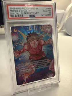 PSA 10 Monkey D. Luffy SP EB02-061 Special Alternate Art One Piece Card - Image 2