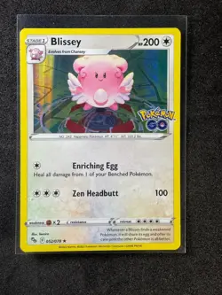 Blissey 052/078 Holo Rare Pokemon GO Pokemon Holo Near Mint - Image 1