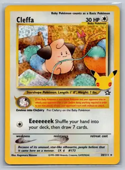 Cleffa 20/111 Classic Collection Celebrations: Classic Collection Pokemon NM - Image 1