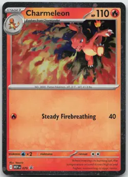 Charmeleon (Cosmos Holo) 079 P ME: Mega Evolution Promo Pokemon NM C15-14 - Image 1